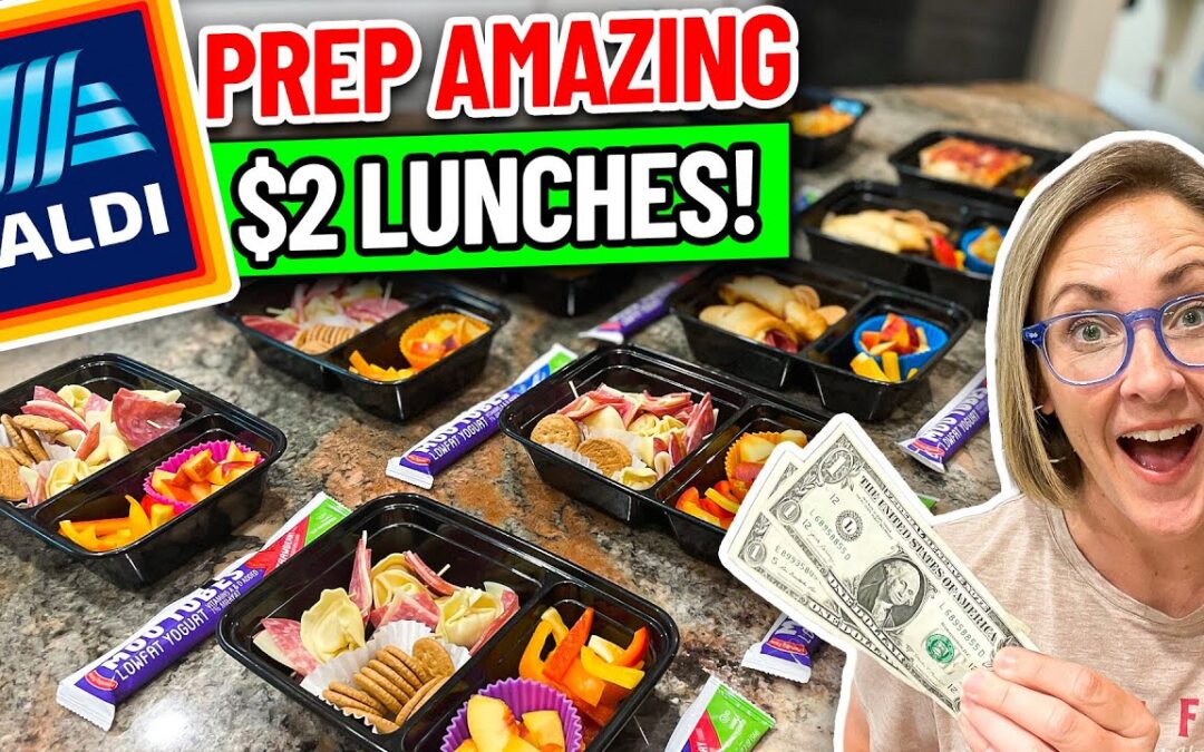 How to Pack $2 BUDGET LUNCHES in 2023! Revealing my complete haul & meal prep plan!