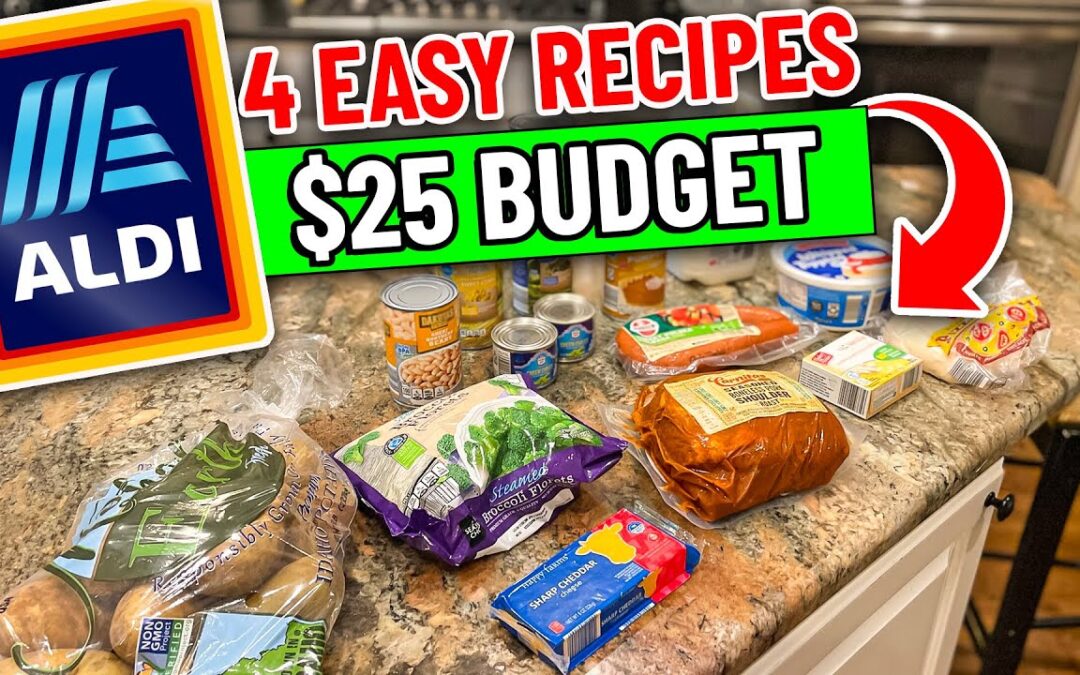 How to Feed a Family on a $25 Budget: 3 Dinners + Dessert