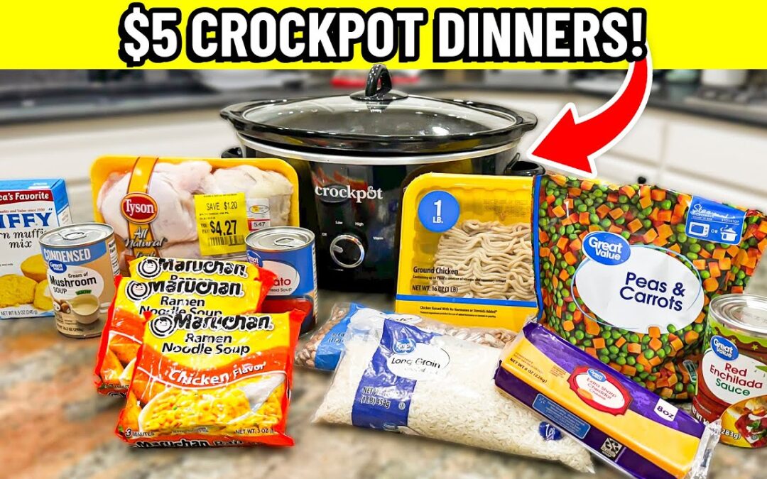 ✨MORE✨ $5 Budget Crockpot Dinners