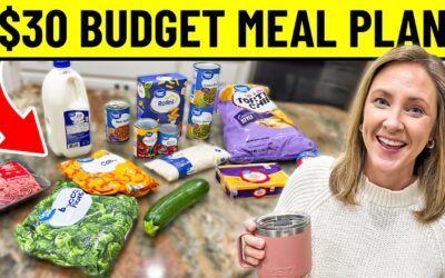 $30 Budget Meal Plan: Delicious & Cheap Family Dinners!